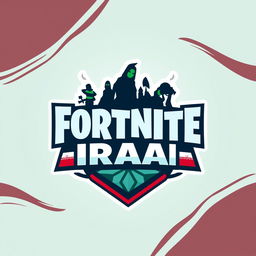A modern and vibrant logo design inspired by Fortnite, tailored specifically for an Iranian audience