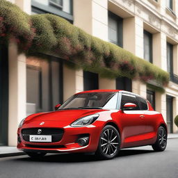 An image of a swift car, showcased in a high-quality photograph