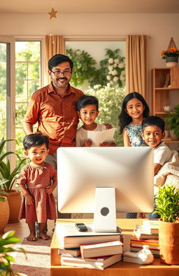 A depiction of a previously impoverished family overcoming challenges to achieve wealth