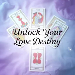 An engaging thumbnail for a YouTube channel focused on Pratiksha tarot card reading for relationship advice