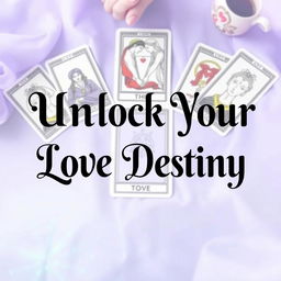 An engaging thumbnail for a YouTube channel focused on Pratiksha tarot card reading for relationship advice