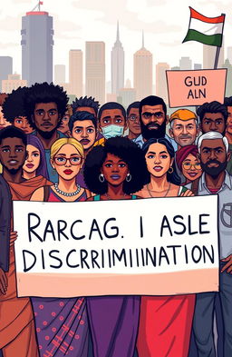 A powerful and thought-provoking visual representation of racial and caste discrimination in society