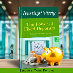 A visually appealing book cover design featuring the theme of fixed deposits