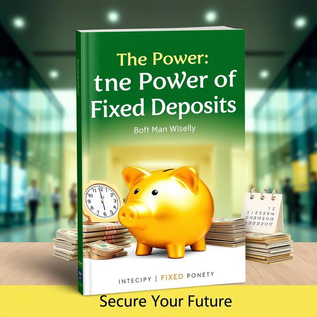 A visually appealing book cover design featuring the theme of fixed deposits