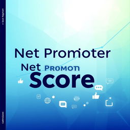 A visually appealing and engaging cover design for a report on Net Promoter Score (NPS)