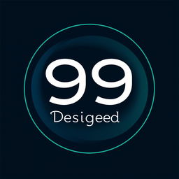A modern and sleek logo design for '99 Designed by Vista'