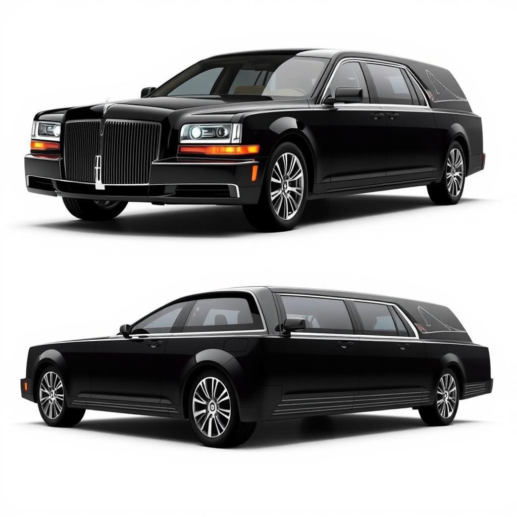 A Lincoln Mark V with a unique twist: it features a hearse chassis designed specifically for passengers