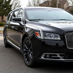 A Lincoln Mark V with a unique twist: it features a hearse chassis designed specifically for passengers