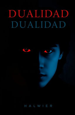 A double book cover for a poetry book titled 'Dualidad'