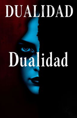 A double book cover for a poetry book titled 'Dualidad'