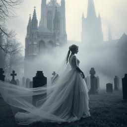 An enchanting scene depicting Bristol Cathedral in the background, showcasing its magnificent Gothic architecture