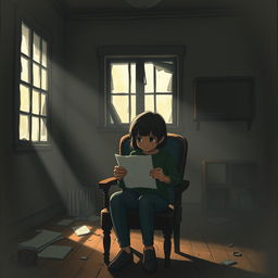 A deeply emotional scene illustrating the weight of a final goodbye