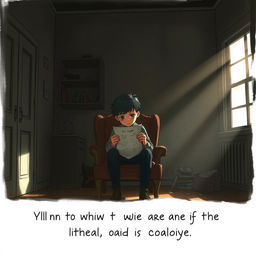 A deeply emotional scene illustrating the weight of a final goodbye