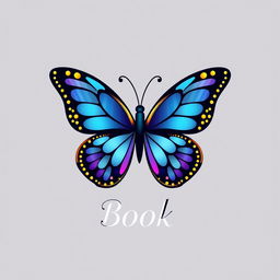 A beautifully designed logo featuring a butterfly that symbolizes transformation and creativity