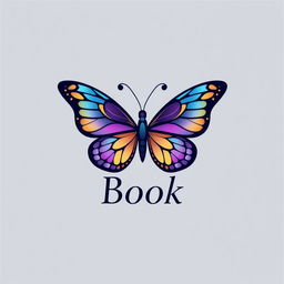 A beautifully designed logo featuring a butterfly that symbolizes transformation and creativity