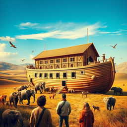 An intricately designed ark with a slightly sloping roof, showcasing beautiful wooden texture and craftsmanship