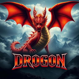 A striking channel cover for 'DROGON', featuring a bold and dynamic dragon theme