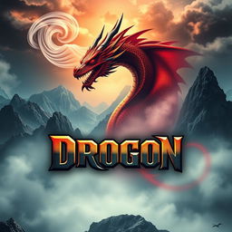 A striking channel cover for 'DROGON', featuring a bold and dynamic dragon theme