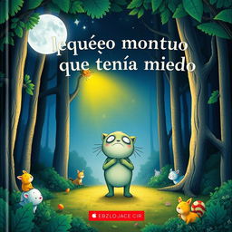 In the center of the cover, Miko the little monster is standing slightly curled up, looking upward with a mix of curiosity and concern
