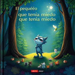 In the center of the cover, Miko the little monster is standing slightly curled up, looking upward with a mix of curiosity and concern