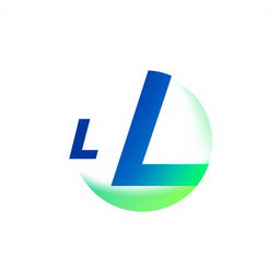 A modern and sleek logo design featuring a stylized representation of the letter 'L' in bold typography