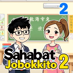 An illustration featuring the text 'Sahabat Jobokuto 2' prominently displayed
