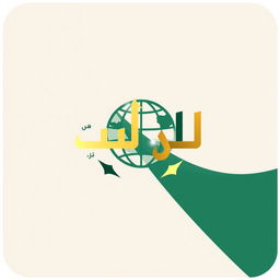 A modern and visually appealing logo for a currency exchange and transfer company named 'عبدالوهاب سود'