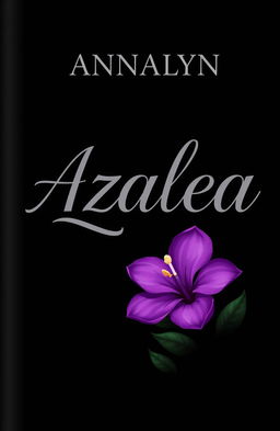 A book cover design featuring the title "Azalea" in the center, rendered in a graceful yet bold font to convey beauty and strength