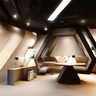 Hexagonal Design for a Modern and Functional Space | Idyllic