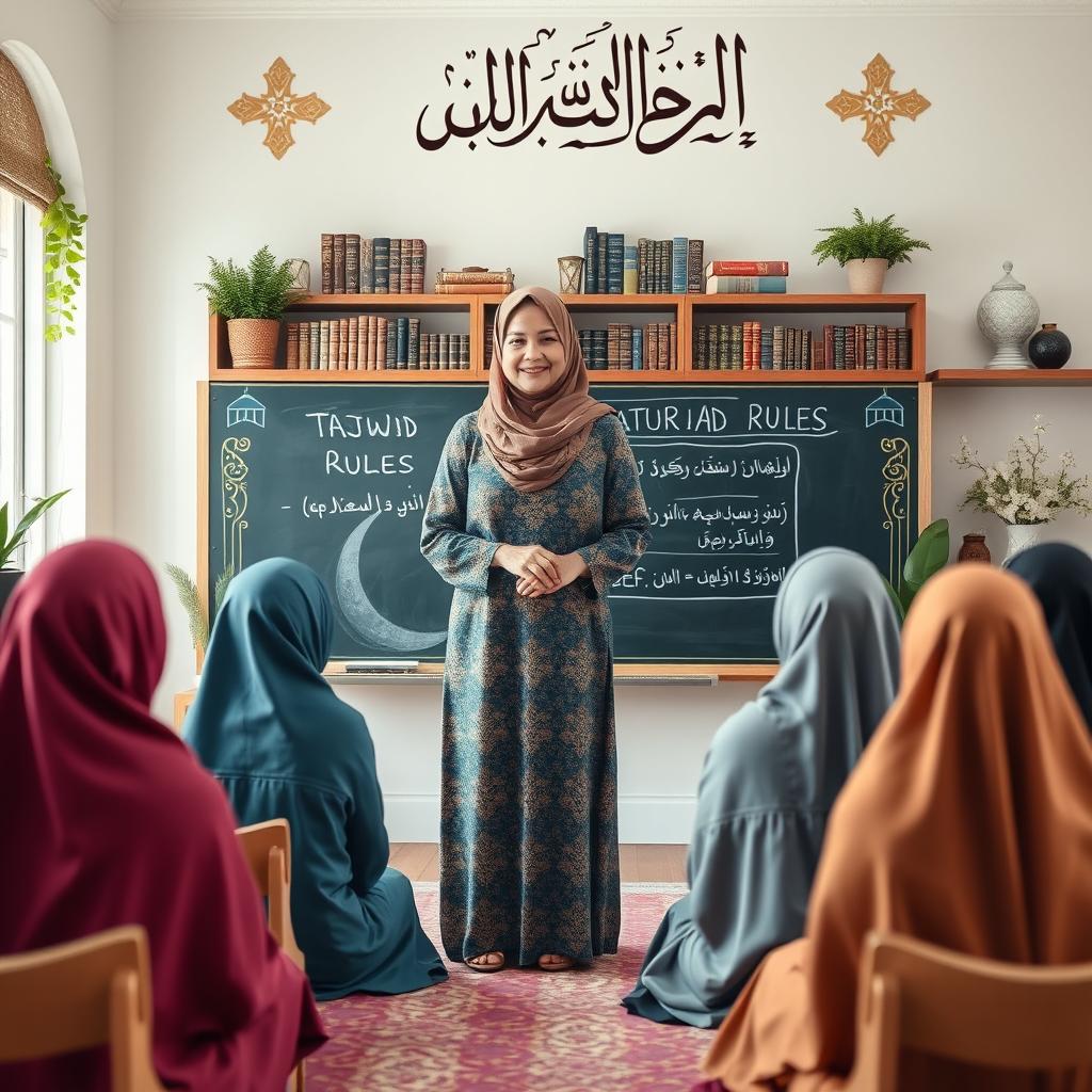 A serene scene depicting Mrs