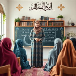 A serene scene depicting Mrs