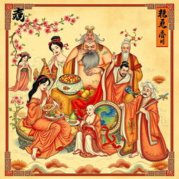 An Eastern artistic interpretation of the Seven Deadly Sins based on the teachings of St