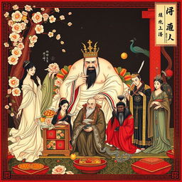 An Eastern artistic interpretation of the Seven Deadly Sins based on the teachings of St