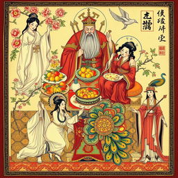 An Eastern artistic interpretation of the Seven Deadly Sins based on the teachings of St