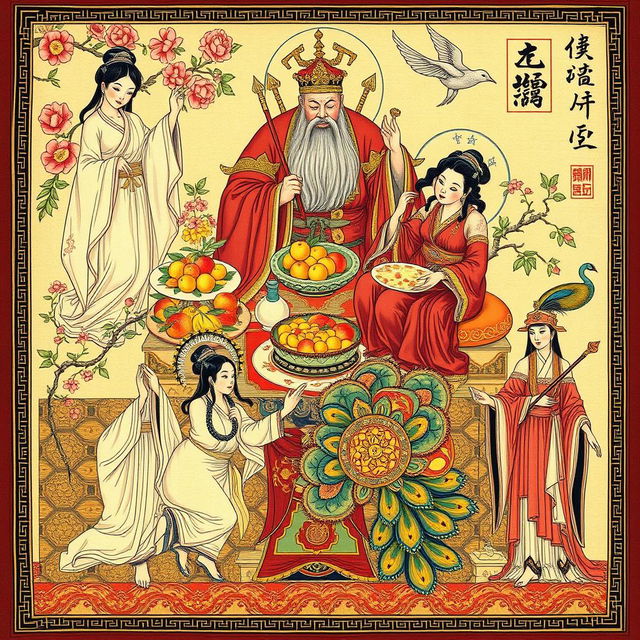 An Eastern artistic interpretation of the Seven Deadly Sins based on the teachings of St