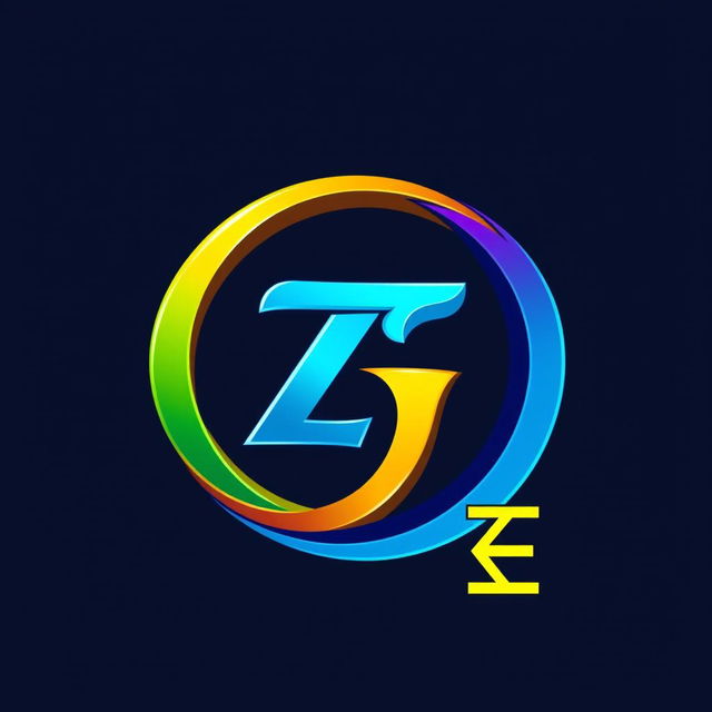 A stylized logo for 'Oz-π', combining elements of mathematical precision with a vibrant, artistic flair