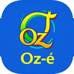 A stylized logo for 'Oz-π', combining elements of mathematical precision with a vibrant, artistic flair