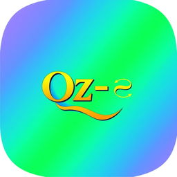 A stylized logo for 'Oz-π', combining elements of mathematical precision with a vibrant, artistic flair