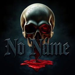 The words 'No Name' stylized in bold, dark gothic lettering, prominently displayed in the foreground