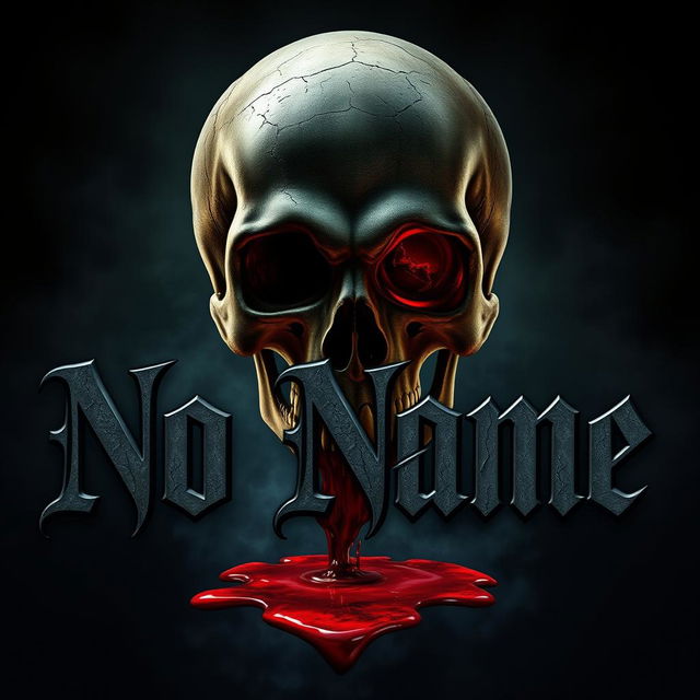 The words 'No Name' stylized in bold, dark gothic lettering, prominently displayed in the foreground