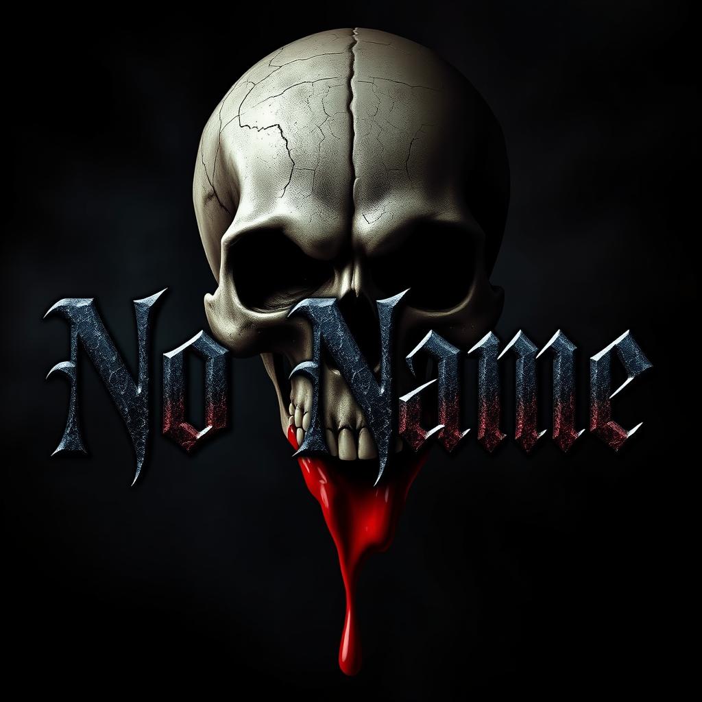 The words 'No Name' stylized in bold, dark gothic lettering, prominently displayed in the foreground
