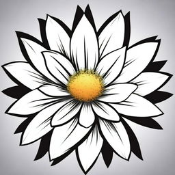 A high-quality manga-style digital art image featuring a well-defined flower