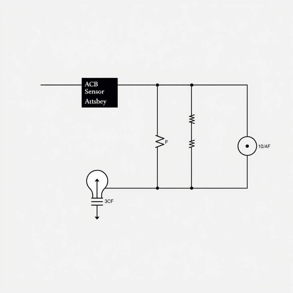 Create a detailed circuit diagram for an Automatic On/Off Washroom Light System