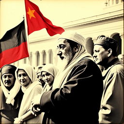 Analisis mendalam mengenai dinamika kehidupan sosial masyarakat Islam di Uni Soviet antara tahun 1922 hingga 1991, mengeksplorasi pengaruh kebijakan pemerintah, interaksi antara berbagai etnis Muslim, konflik sosial dan budaya, serta pengaruh ideologi terhadap tradisi keagamaan