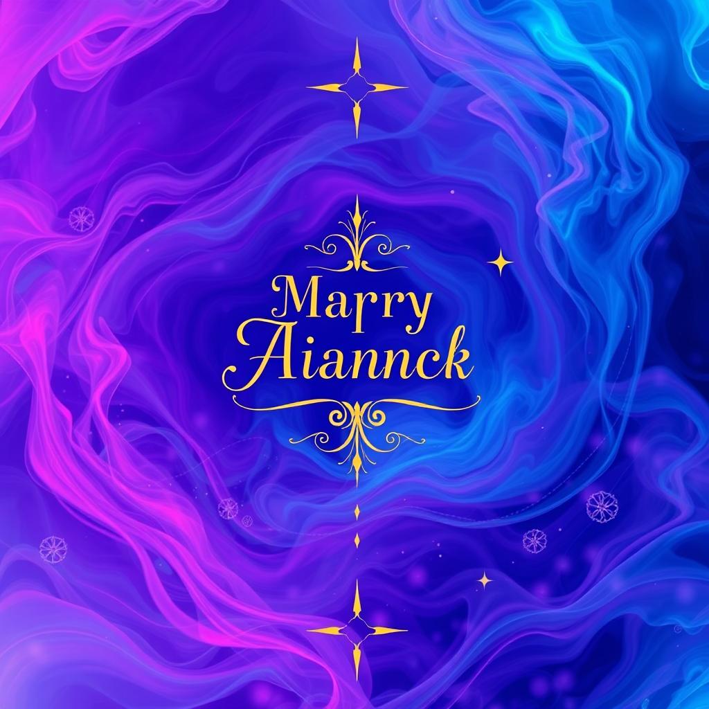 A captivating book cover design featuring a blend of violet and blue hues