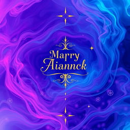 A captivating book cover design featuring a blend of violet and blue hues