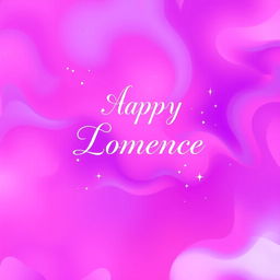 A stunning book cover design featuring a vibrant blend of violet and pink colors