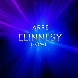 A stunning book cover design featuring a vibrant and eye-catching combination of violet and blue neon colors