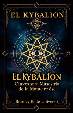 An intriguing book cover for "El Kybalion: Claves para la Maestría de la Mente y el Universo"