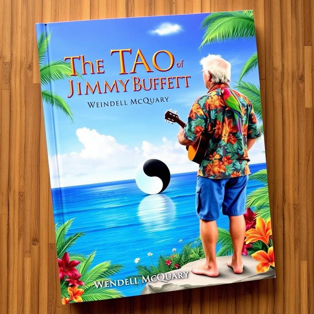 A paperback book cover titled 'The Tao of Jimmy Buffet' by Wendell McQuary